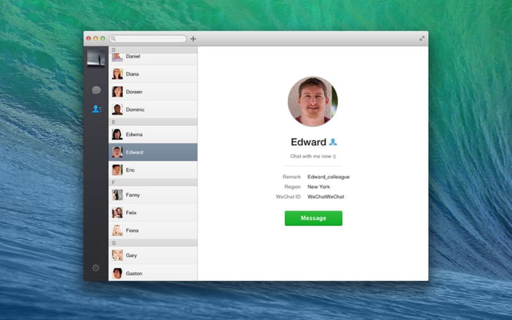 Wechat for mac os 10.7.5